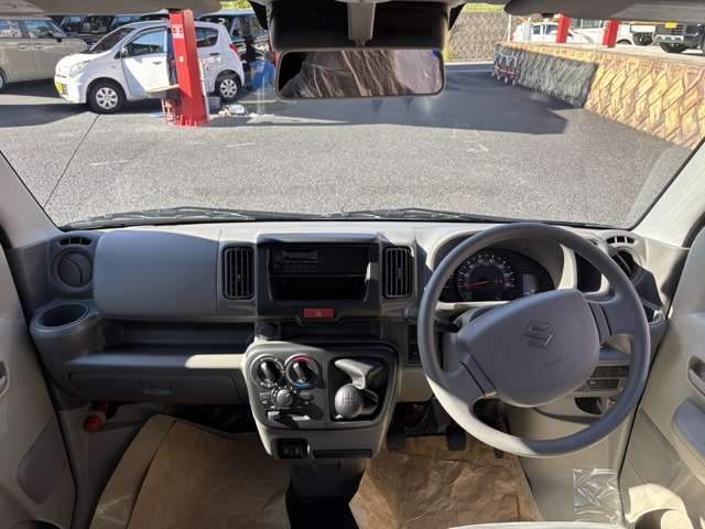 開けた視界で安心して運転できます！