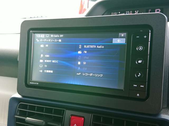 ★純正フルセグナビ【NMZN-W73D】を装着済み★フルセグTV/Bluetooth/SD/USB/HDMI/FM・AMラジオ/ハンズフリー通話に対応可能です♪