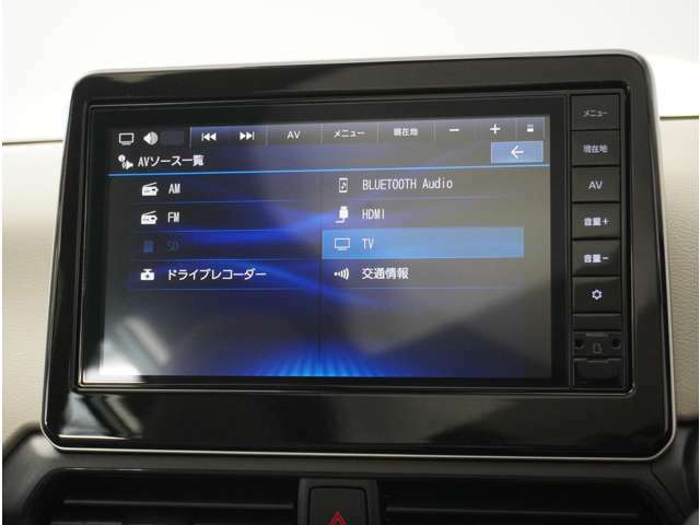 日産オリジナルナビゲーションシステム。TV・Bluetooth接続可能です。