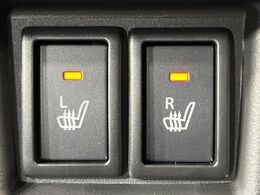 【シートヒーター】寒い日に重宝するシートヒーター！エアコンより早く温まってくれるので寒がりの人も安心ですね♪エアコンの温風は乾燥するから苦手、という方にもをおすすめです。