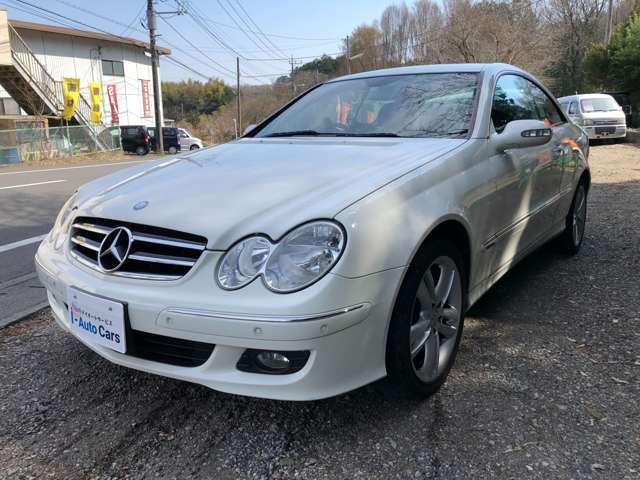 （H19年式・メルセデス・ベンツ・CLK200コンプレッサーアバンギャルド・ホワイト）入荷しました。