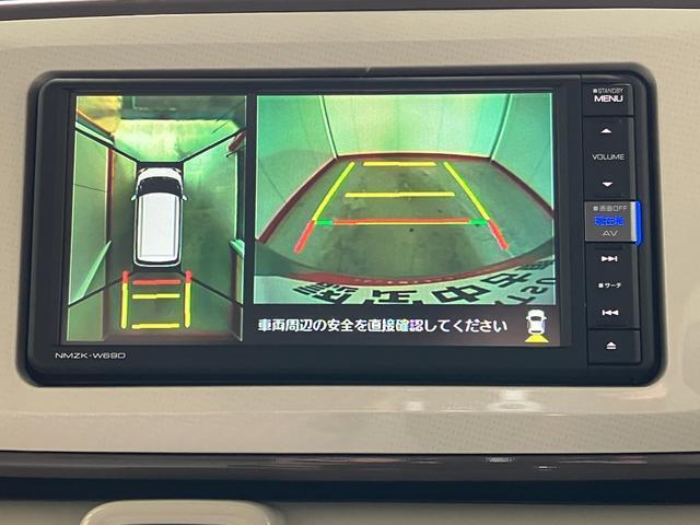 真上からの目線で周囲を確認できるパノラマモニター搭載！狭い場所での駐車時や狭い路地など、運転が苦手な方でも安心です♪