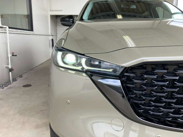鋭く前方を照らす、LEDヘッドライト。遠くまで視界が開けることで、より安心したストレスのない走行を、提供してくれます。ライトの寿命が長いこともLEDライトの特徴ですね。