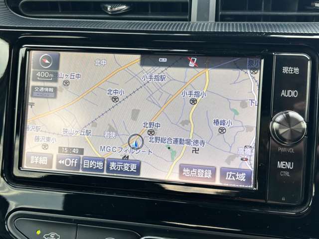 【純正SDナビ】ナビ利用時のマップ表示は見やすく、純正品ならではの一体感のある内装になります。いつものドライブがグッと楽しくなります！