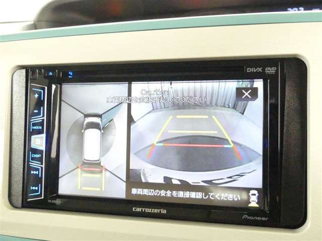 バックガイドモニターで、後方を確認しながら安心して駐車することができます。運転初心者も熟練者も必須の機能ですよ！