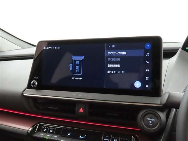 ETCの履歴などが画面で確認出来ます。