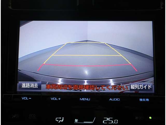 バックモニター付きで駐車時もラクラク♪