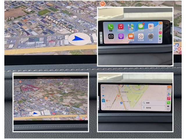 AndroidAuto、AppleCarPlayが使用出来ます。