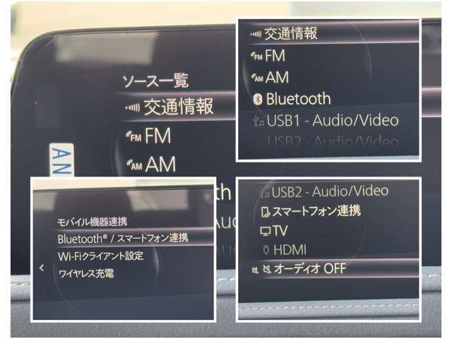 オーディオも多彩です♪
