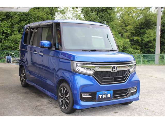 ☆ホンダディーラー入庫☆2代目N BOXカスタム！！ホンダセンシング付き♪綺麗なブルーメタリックカラー♪全国どこでも登録OK♪売約注意！ぜひお問合せお待ちしております（≧∇≦）