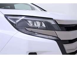 とても明るくて省電力のLEDヘッドライト付き