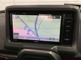 社外ナビ搭載です。知らない道も安心ですね！