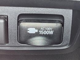 【1500Wアクセサリーコンセント】消費電力1500Wまでの家電が使えます。キャンプやスポーツ・アウトドアでのアクティビティはもちろん、災害・停電の際に大活躍♪