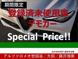 弊社登録済未使用車。ショールームに展示しております為、実車をご確認いただけます。