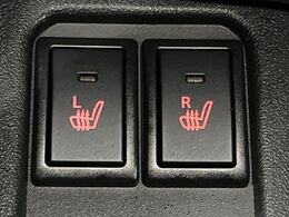 【シートヒーター】寒い日に重宝するシートヒーター！エアコンより早く温まってくれるので寒がりの人も安心ですね♪エアコンの温風は乾燥するから苦手、という方にもをおすすめです。
