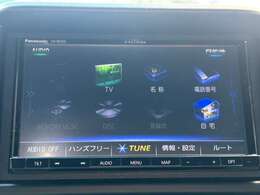 【カーナビ】目的地までの案内や、各種オーディオ機能も充実しています！
