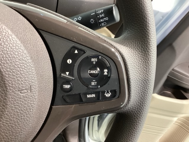 クルーズコントロールを装備しています。高速道路などで一定の速度で走ってくれるので運転が楽ですよ！速度を設定できますので、スピードの出しすぎにも注意できます。