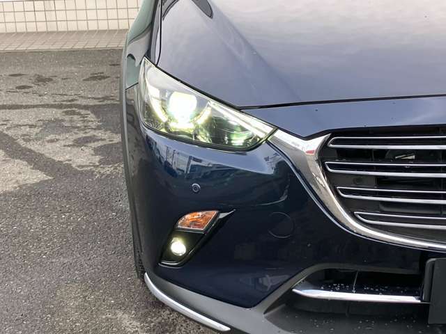 LEDヘッドライト装着　対向車のヘッドライトや先行車のテールライトを検知するとその部分を含むブロックのLEDを消灯して照射範囲をコントロール！相手に不快な思いをさせないようにします★