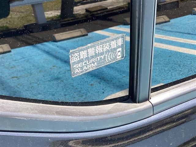 セキュリティアラーム付き