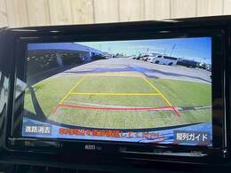 【カラーバックモニター】を装備しております。リアの映像がカラーで映し出されますので日々の駐車も安心安全です。