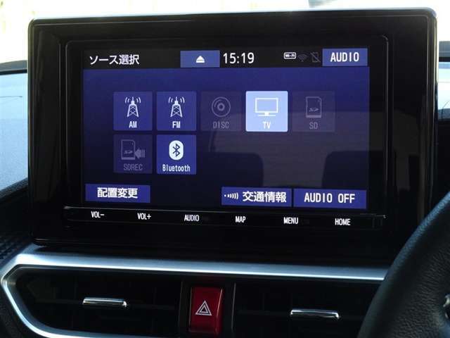 CD・DVD（再生機能）・ブルートゥース等を使用することができます。