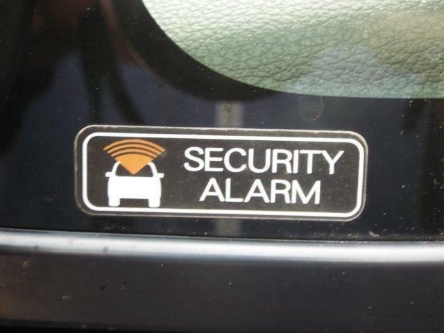 盗難防止のセキュリティアラームも付いています！