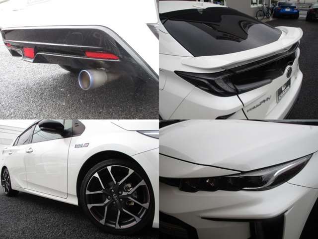 専用18インチAW　専用キャリパー　LEDヘッドライト　リアスポイラー装着車です。