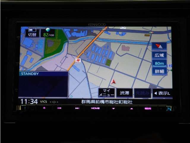 Kenwood製ナビ(MDV-Z704)＆バックカメラが装備されているので、普段の使い勝手もロングドライブも快適です。
