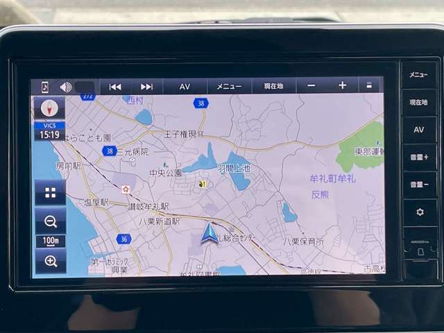 ナビのおかげで知らない道でも安心ドライブ♪