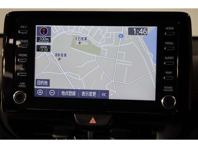 ナビ付きで遠くのドライブでも安心して目的地まで案内してくれます。