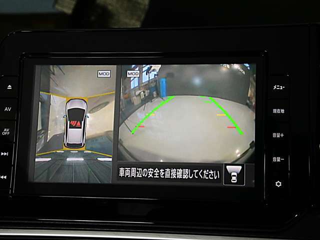 アラウンドビューモニターが付いていますのでバックも縦列駐車にも便利です。
