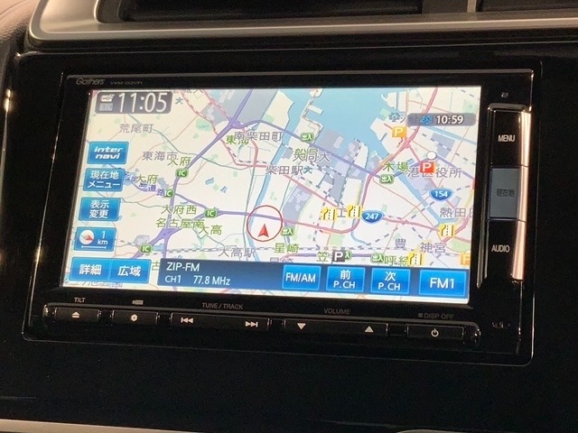 ギャザズナビ搭載です。知らない道も安心ですね！