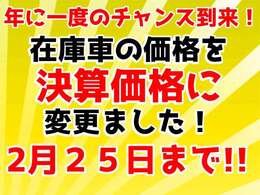 遂に来ました！年に一度のお得なセールを開催中！そろそろ買い替え時期のお客様もそうでないお客様も、軽ガーデンでは今が買い時です！是非この機会にご来店下さい！