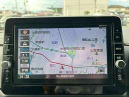 【純正ナビ】専用設計で車内の雰囲気にマッチ！ナビ利用時のマップ表示は見やすく、いつものドライブがグッと楽しくなります！