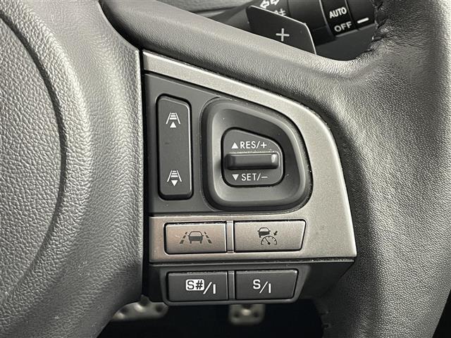 【　アダプティブクルーズコントロール　】設定した車速内で自動で加減速♪先行車との車間距離を適切に維持した追従走行が可能です♪