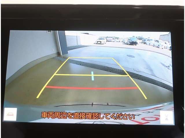 バックガイドモニターで、後方を確認しながら安心して駐車することができます。運転初心者も熟練者も必須の機能ですよ！