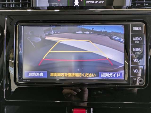 駐車が苦手な方にも安心なバックモニター付き