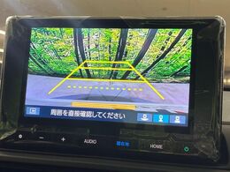 【バックカメラ】駐車時に後方がリアルタイム映像で確認できます。大型商業施設や立体駐車場での駐車時や、夜間のバック時に大活躍！運転スキルに関わらず、今や必須となった装備のひとつです！