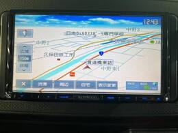 【ナビゲーション】目的地までしっかり案内してくれる使いやすいナビ。Bluetooth接続すればお持ちのスマホやMP3プレイヤーの音楽を再生可能！毎日の運転がさらに楽しくなります！！
