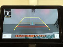 【バックモニター】後ろのカメラの映像をモニターに映し出すことができます！後方の見えない死角や、障害物との距離感をしっかり確認することができます！駐車が苦手な方におすすめです。