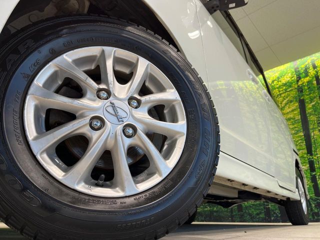 【純正13インチアルミホイール】外観にマッチした純正アルミホイールを装着しております。各種社外アルミホイールや、スタッドレスタイヤも取扱いしております。是非ご相談ください♪