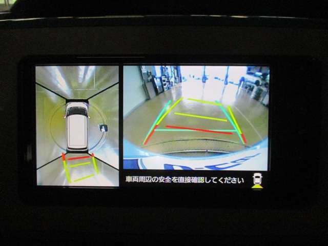 全方位カメラ付きで駐車も簡単！