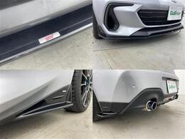 【STI（エアロ）】走行性能と快適性を両立した「強靭でしなやかな走り」を実現するスバルの純正エアロ（カスタマーパーツ）です。見た目も締まり、周りと一線を画す一台に仕上がっています。