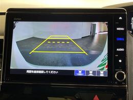 【バックモニター】後ろのカメラの映像をモニターに映し出すことができます！後方の見えない死角や、障害物との距離感をしっかり確認することができます！駐車が苦手な方におすすめです。