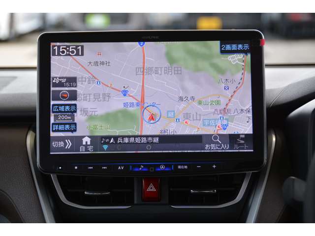 アルパインBIG-X11型スマホアプリ連携ナビ＆フルセグTV＆HDMI・USB・Bluetooth接続＆360度ドラレコ＆パノラマモニター＆ETC車載器＆フロアマットを取付け済みでお渡しです！