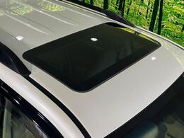 【ムーンルーフ】開放感たっぷりの希少装備、ムーンルーフが装着されています！車内に明かりを取り入れたり景色を楽しむ以外にも、車内の空気も簡単に換気できて快適です！