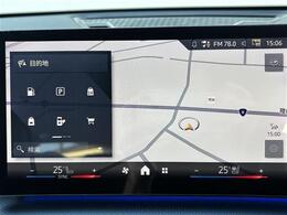 【BMW iDrive】BMW最先端のナビゲーションシステムです。ナビだけではなく、オーディオ操作や車両情報の表示などをコントロール、安全性の向上にも繋がる管制システム！