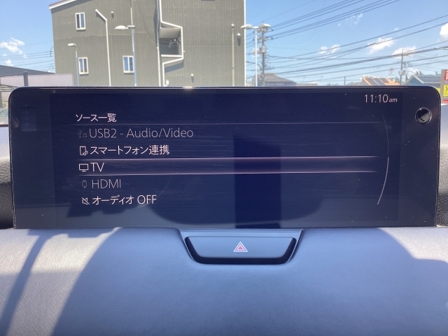 フルセグ地デジチューナー付き（安全上、走行中は映りません）
