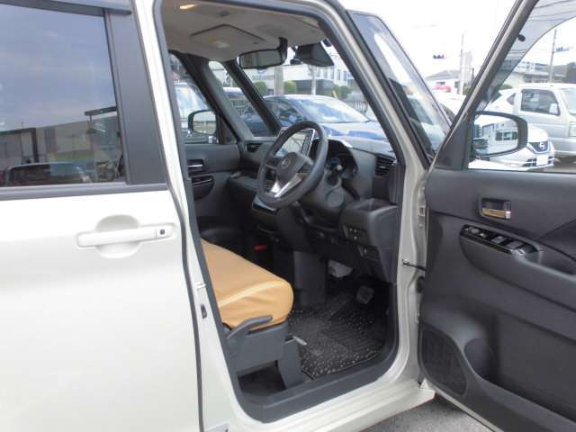 見晴らしの良い運転席です。