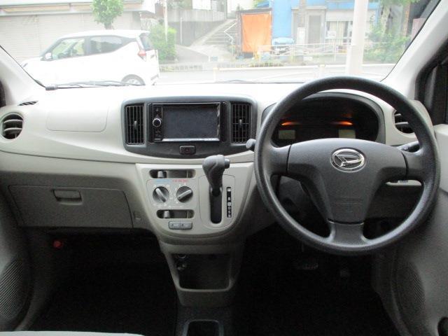 視界良好の運転席です。スイッチ類も使いやすい配置です。